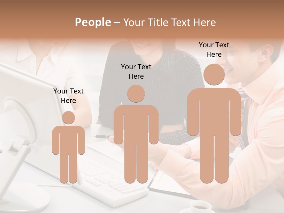 Idea Female Busy PowerPoint Template