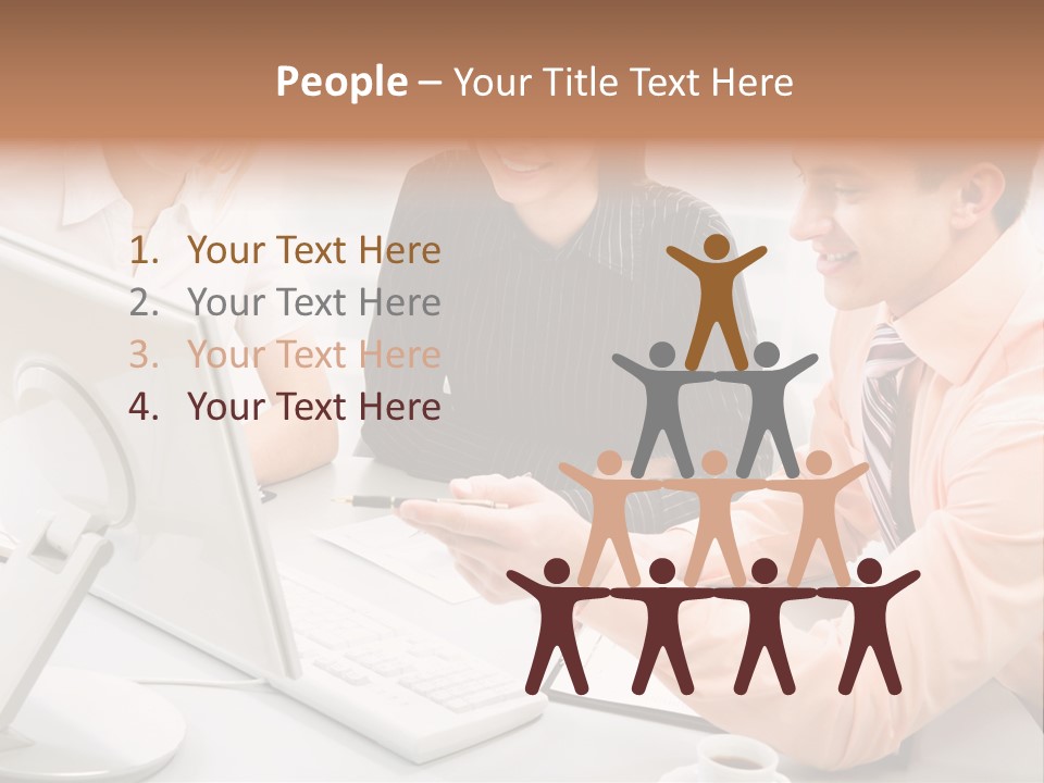 Idea Female Busy PowerPoint Template