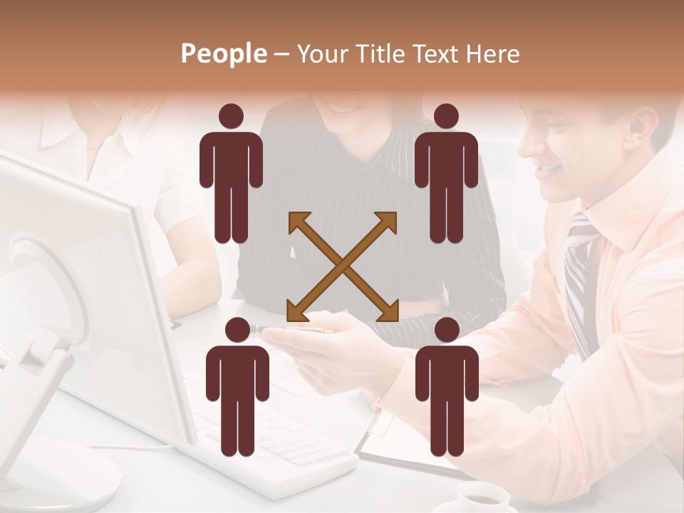 Idea Female Busy PowerPoint Template