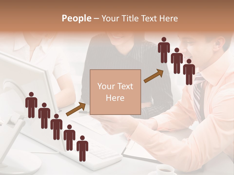 Idea Female Busy PowerPoint Template