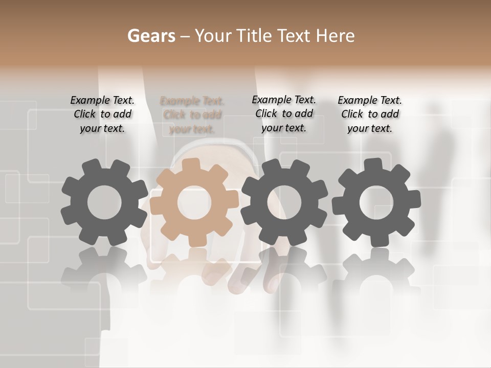 Digital Touchscreen Navigation PowerPoint Template