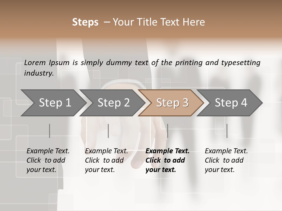 Digital Touchscreen Navigation PowerPoint Template