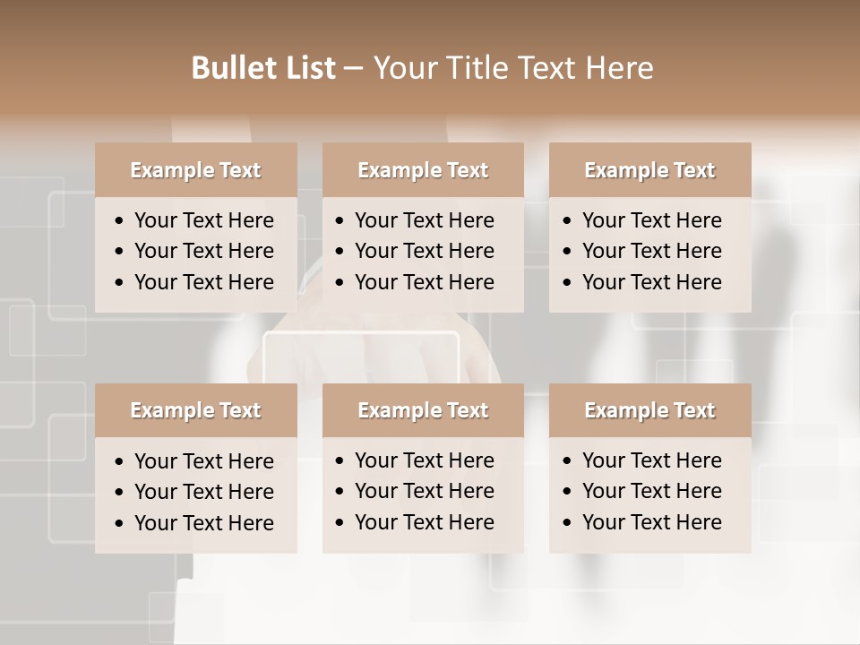 Digital Touchscreen Navigation PowerPoint Template