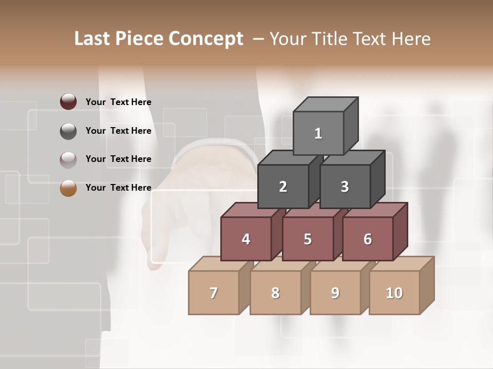 Digital Touchscreen Navigation PowerPoint Template