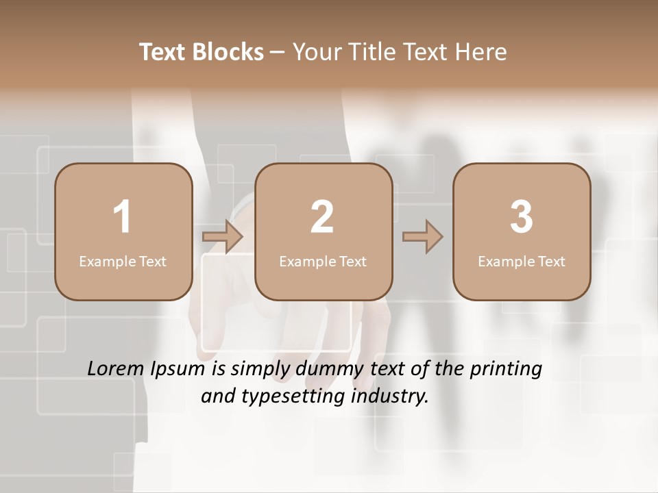 Digital Touchscreen Navigation PowerPoint Template