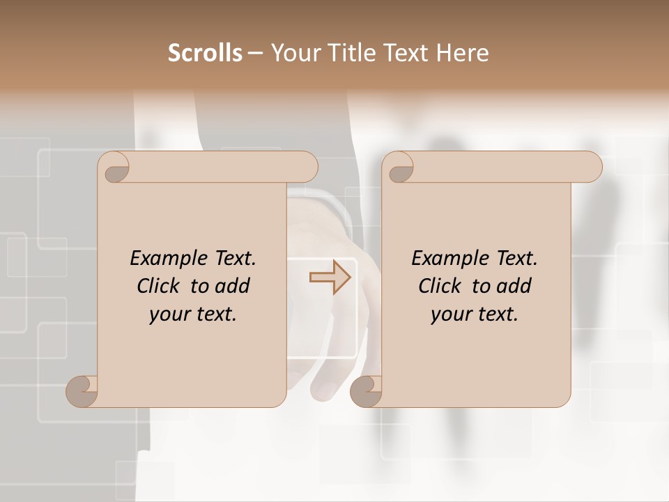 Digital Touchscreen Navigation PowerPoint Template