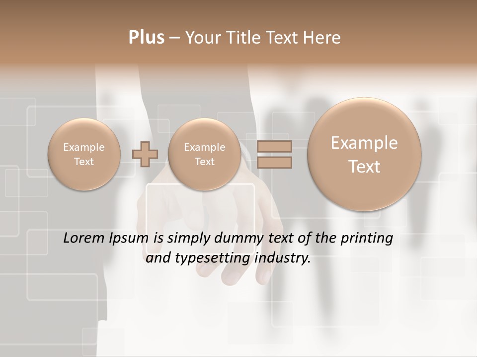 Digital Touchscreen Navigation PowerPoint Template
