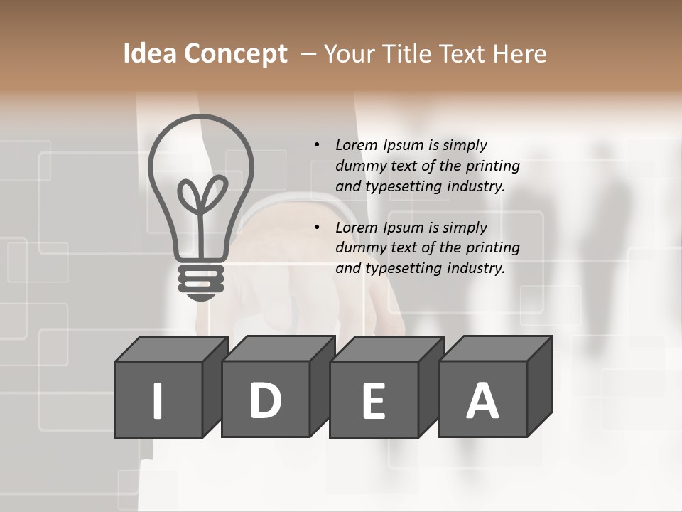 Digital Touchscreen Navigation PowerPoint Template