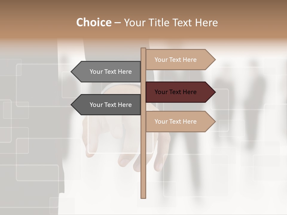 Digital Touchscreen Navigation PowerPoint Template