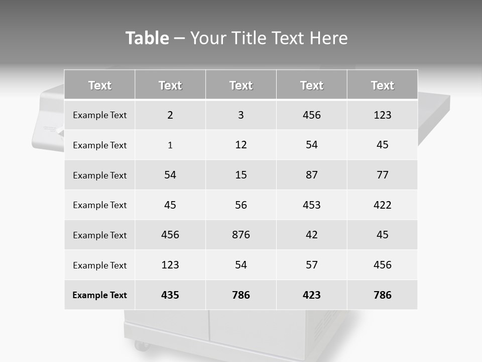 Cabinet Mangrill Large PowerPoint Template