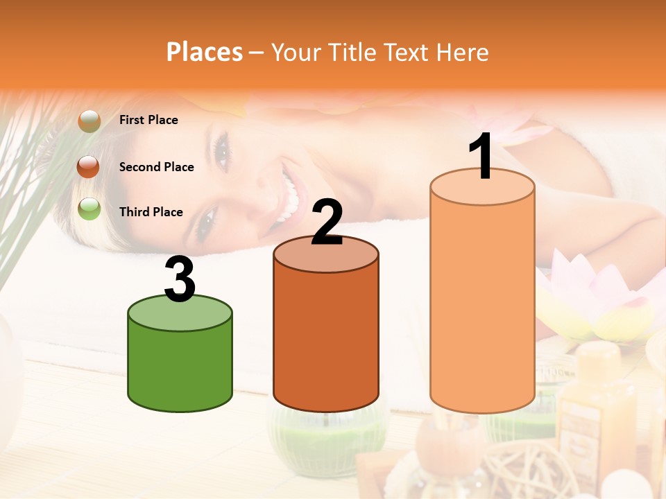 Calm Flower Woman PowerPoint Template