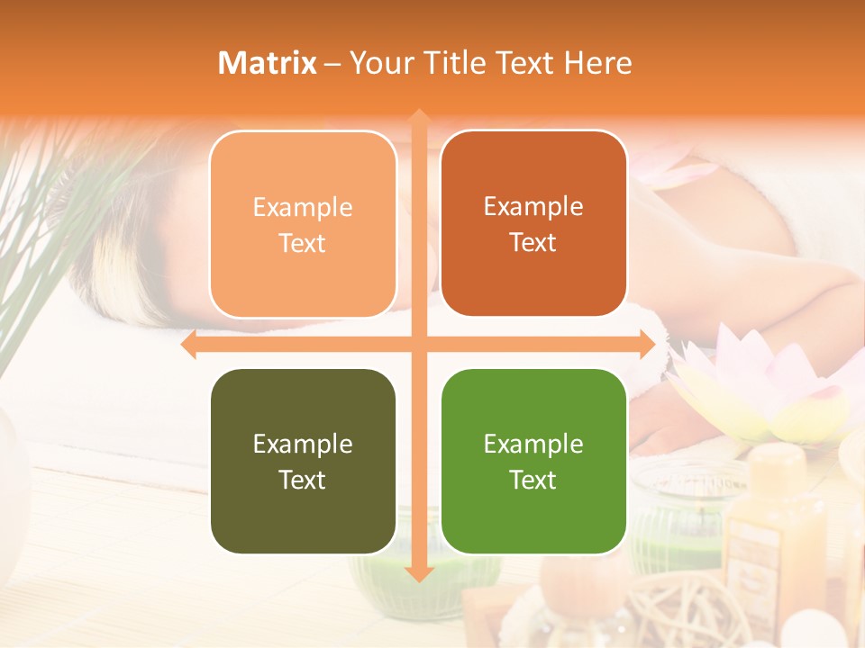 Calm Flower Woman PowerPoint Template