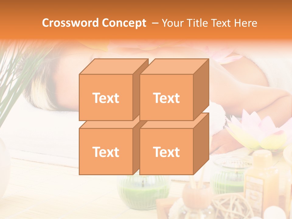 Calm Flower Woman PowerPoint Template