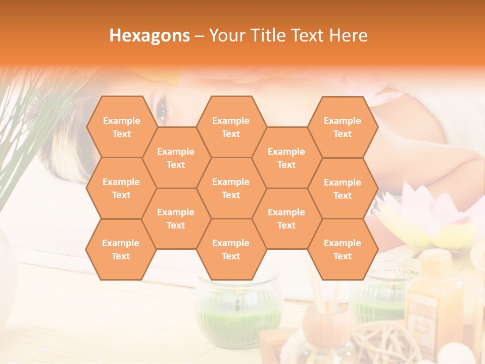 Calm Flower Woman PowerPoint Template