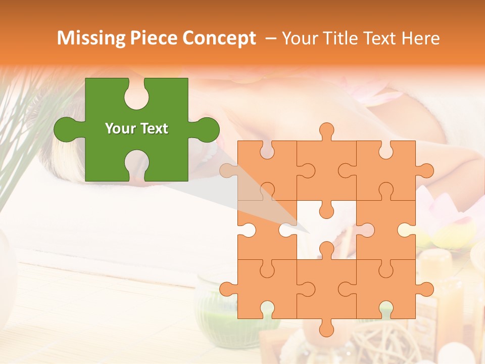 Calm Flower Woman PowerPoint Template