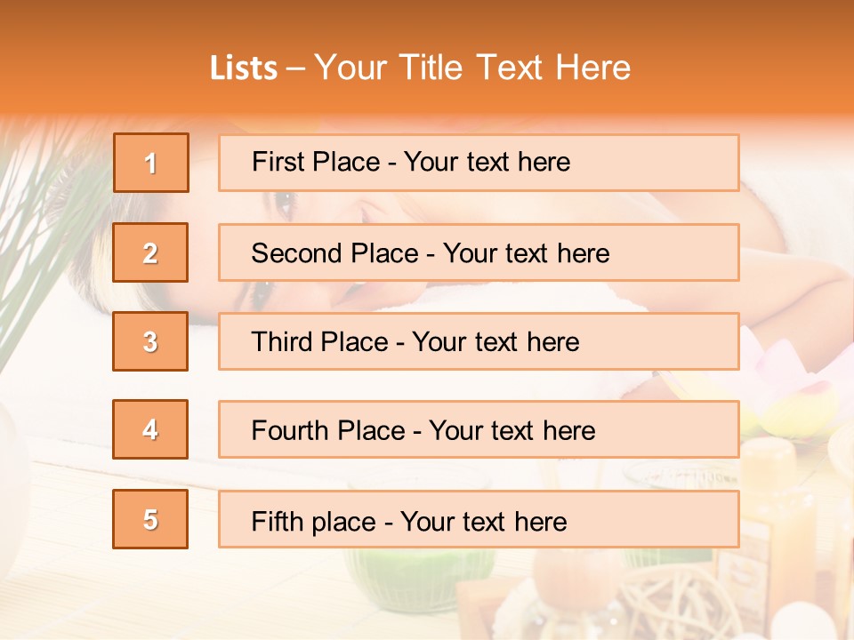 Calm Flower Woman PowerPoint Template