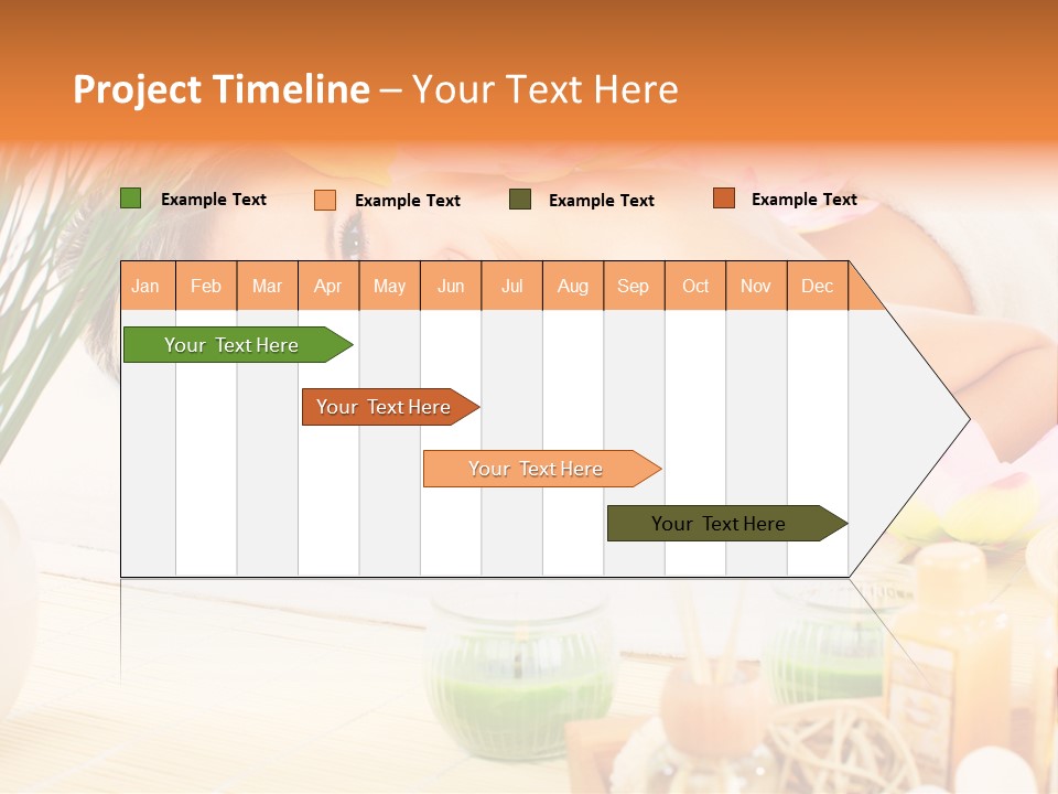 Calm Flower Woman PowerPoint Template