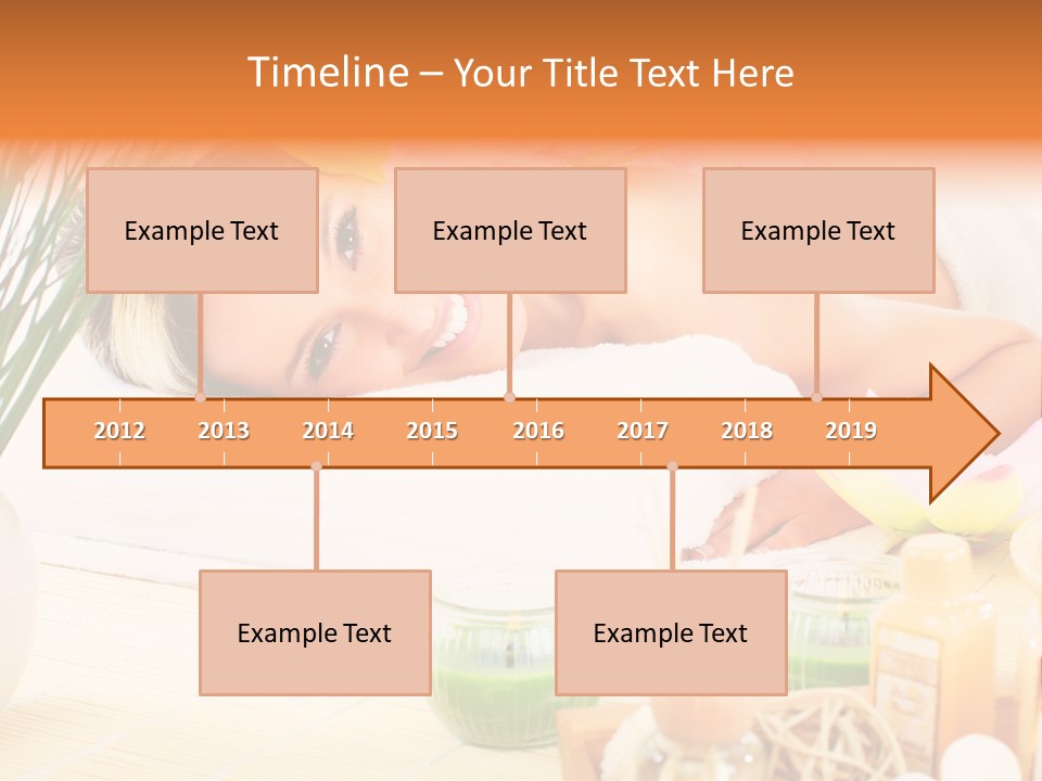 Calm Flower Woman PowerPoint Template