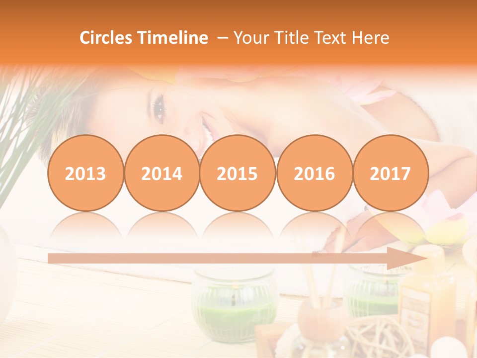 Calm Flower Woman PowerPoint Template