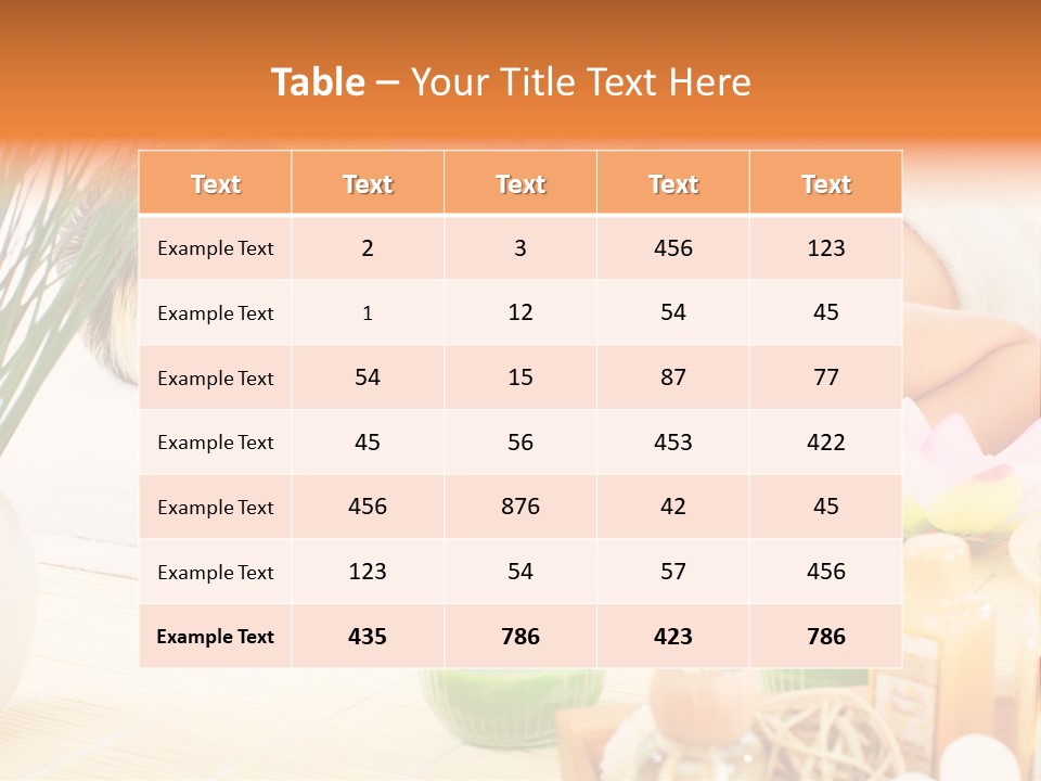 Calm Flower Woman PowerPoint Template