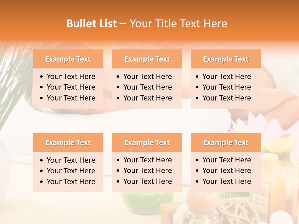 Calm Flower Woman PowerPoint Template