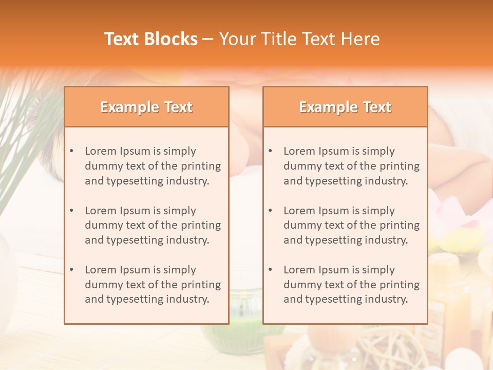 Calm Flower Woman PowerPoint Template