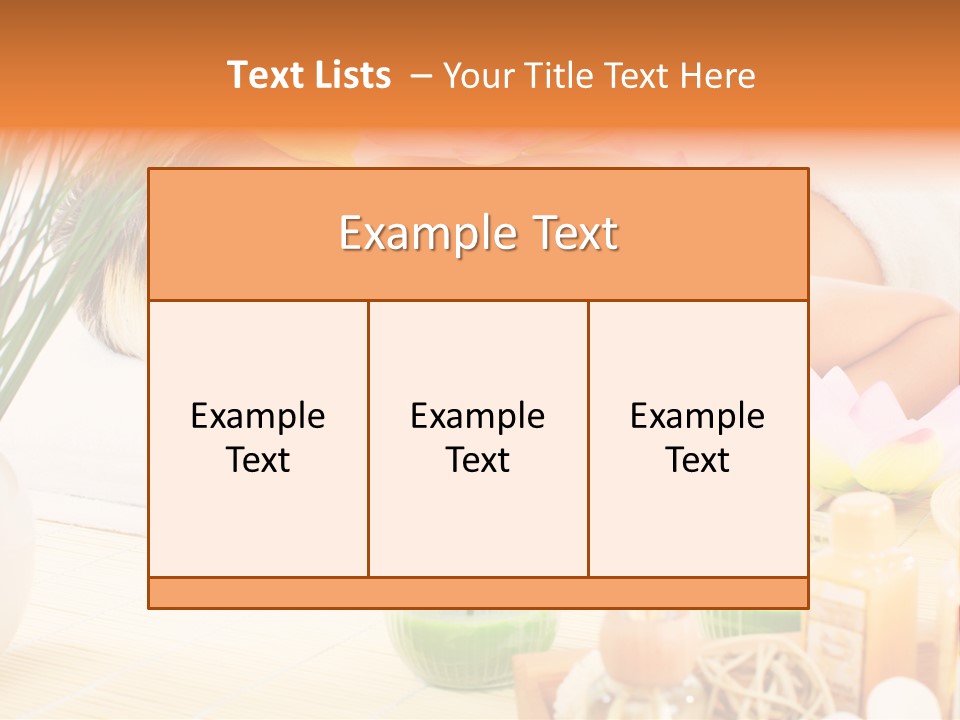 Calm Flower Woman PowerPoint Template