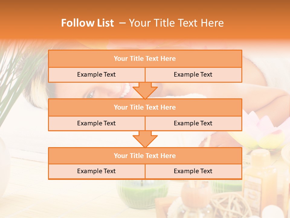 Calm Flower Woman PowerPoint Template