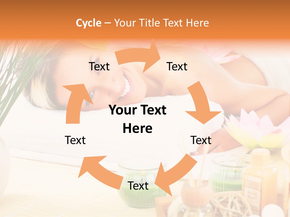 Calm Flower Woman PowerPoint Template