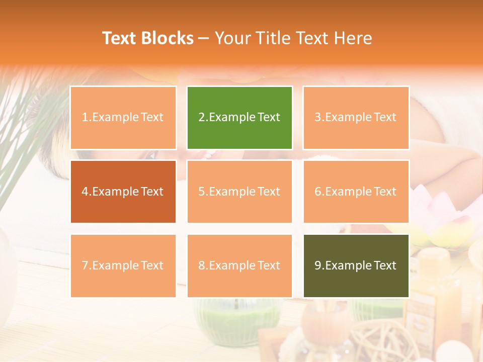 Calm Flower Woman PowerPoint Template