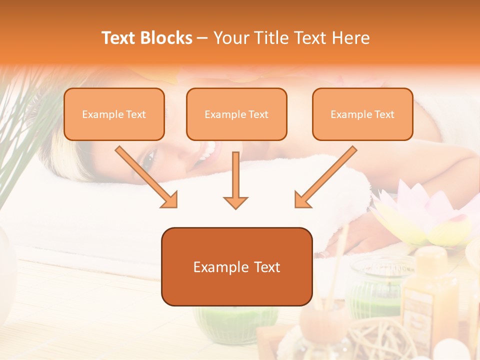 Calm Flower Woman PowerPoint Template