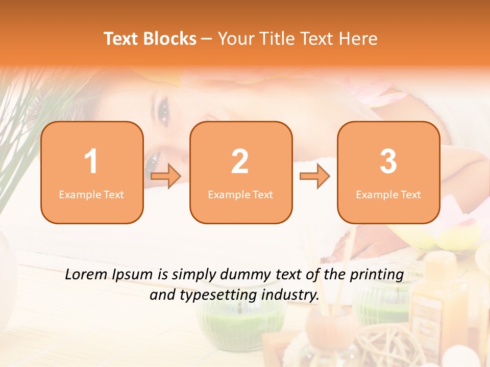 Calm Flower Woman PowerPoint Template