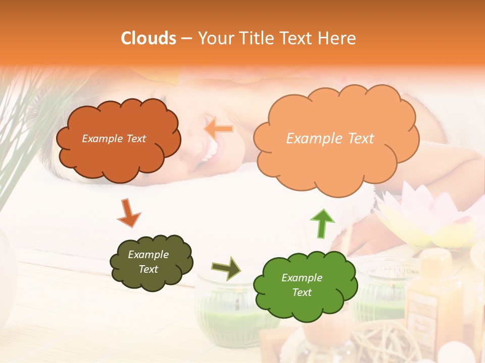 Calm Flower Woman PowerPoint Template