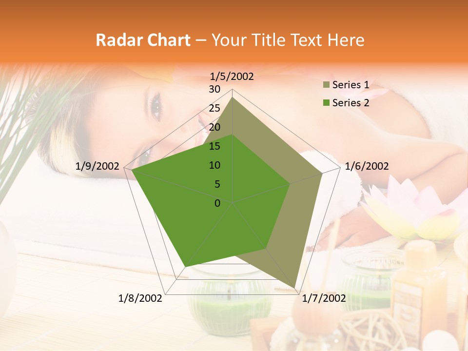 Calm Flower Woman PowerPoint Template