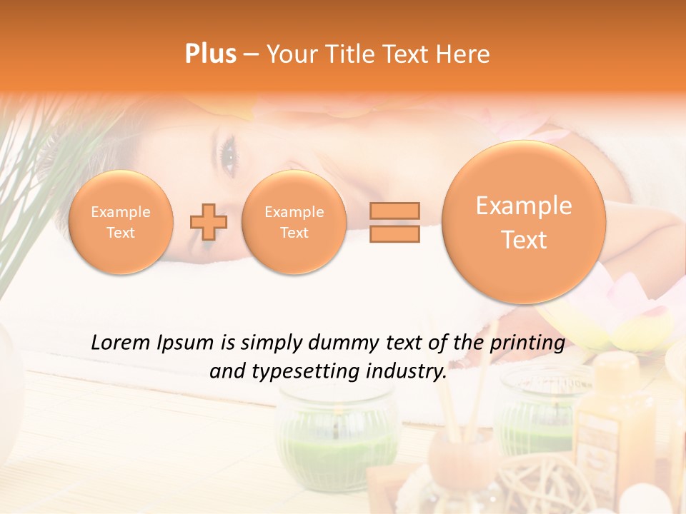 Calm Flower Woman PowerPoint Template