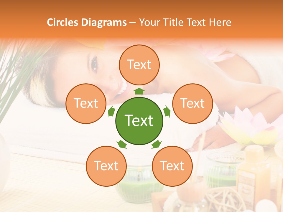 Calm Flower Woman PowerPoint Template