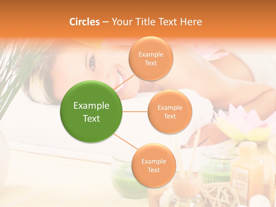 Calm Flower Woman PowerPoint Template