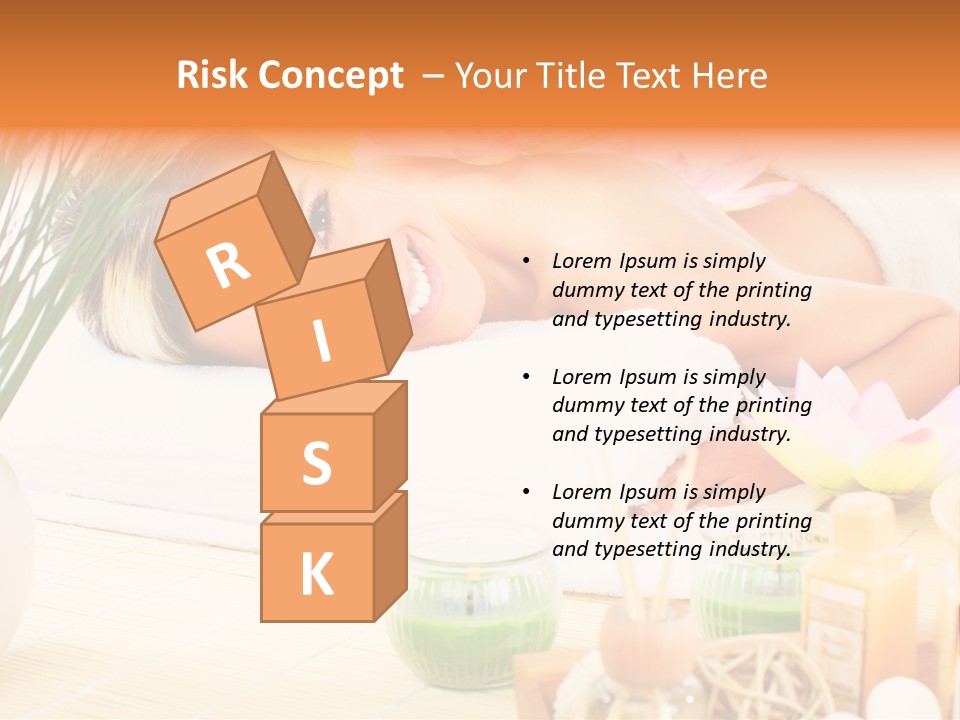 Calm Flower Woman PowerPoint Template