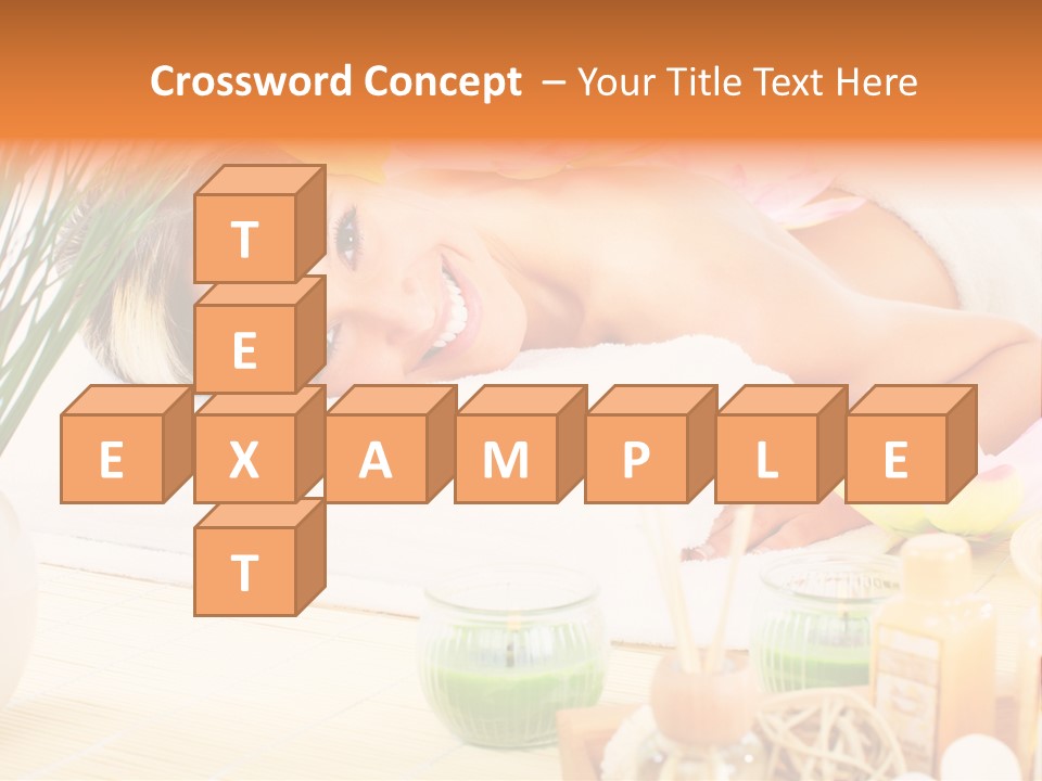 Calm Flower Woman PowerPoint Template