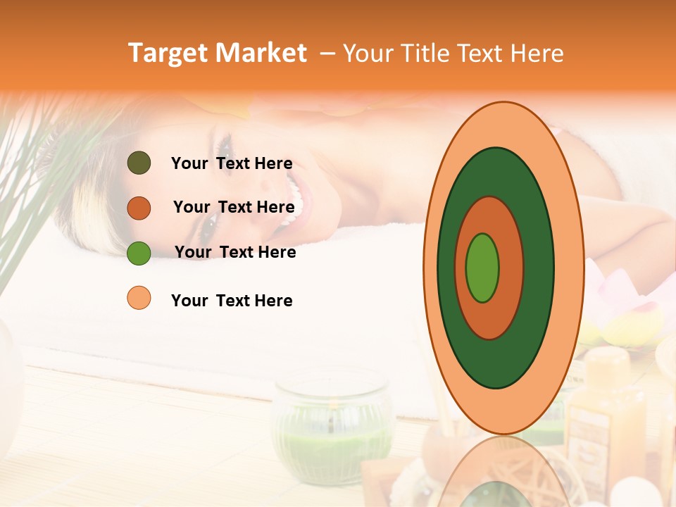 Calm Flower Woman PowerPoint Template