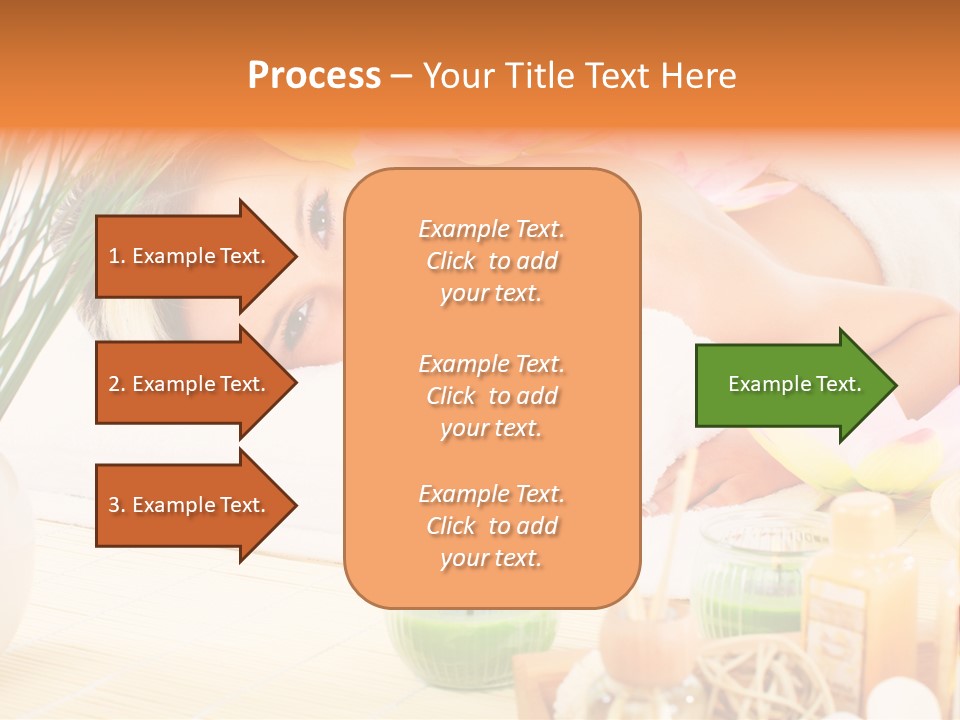 Calm Flower Woman PowerPoint Template