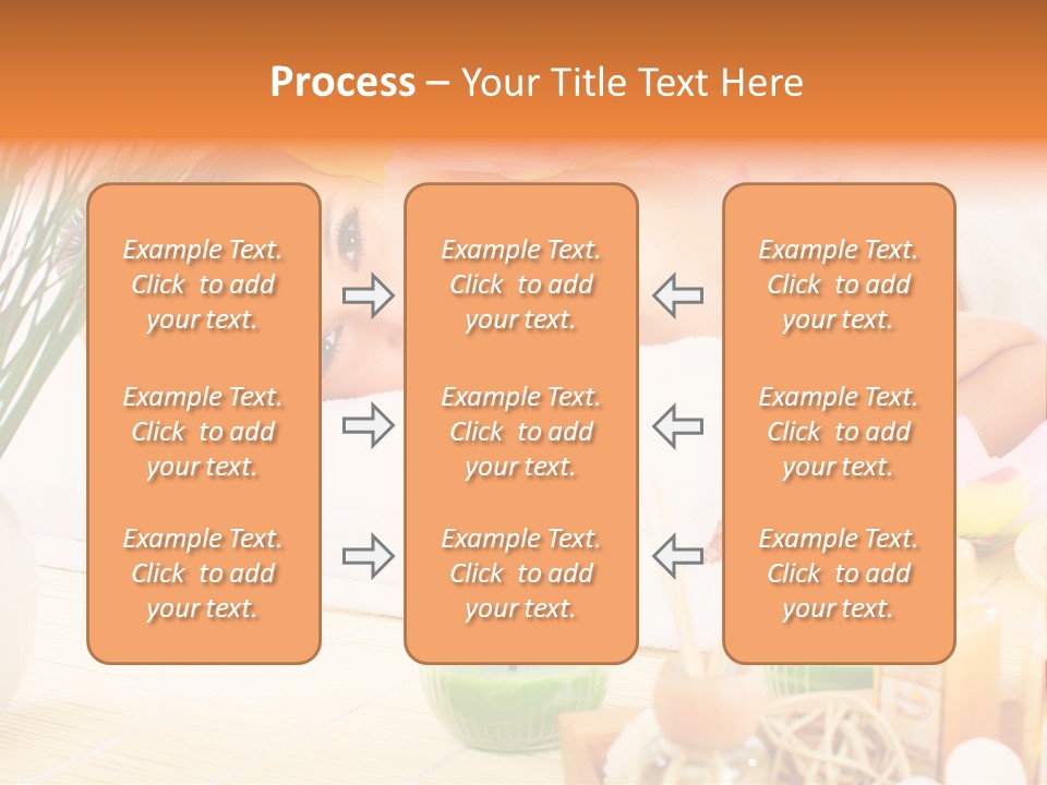 Calm Flower Woman PowerPoint Template
