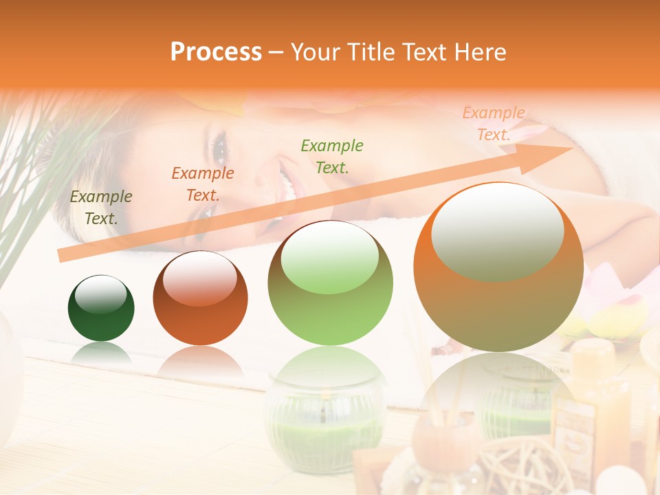 Calm Flower Woman PowerPoint Template