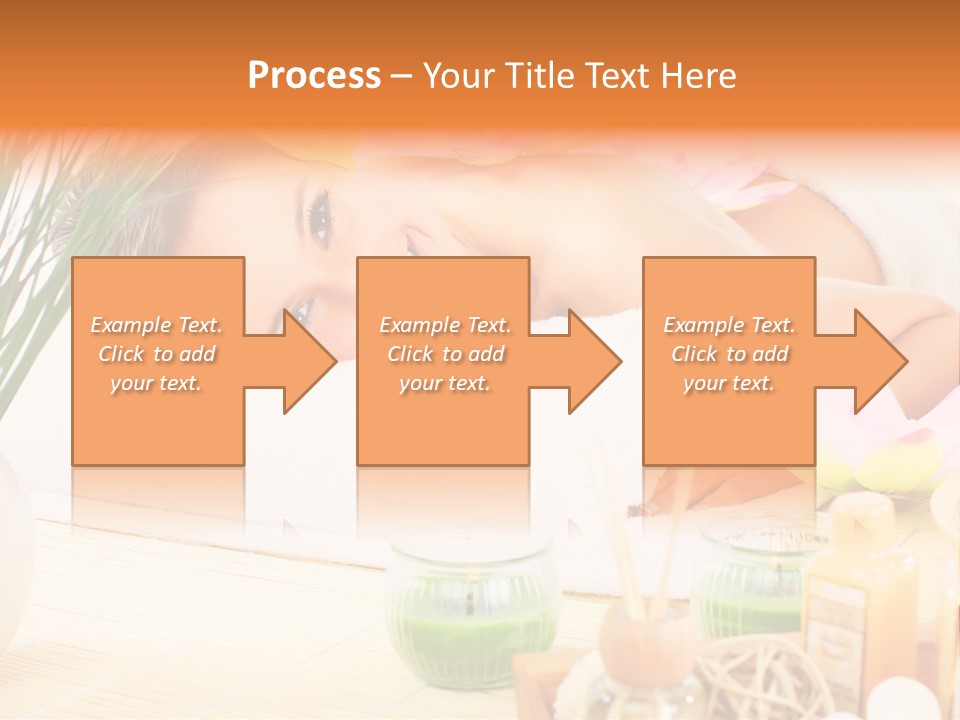 Calm Flower Woman PowerPoint Template