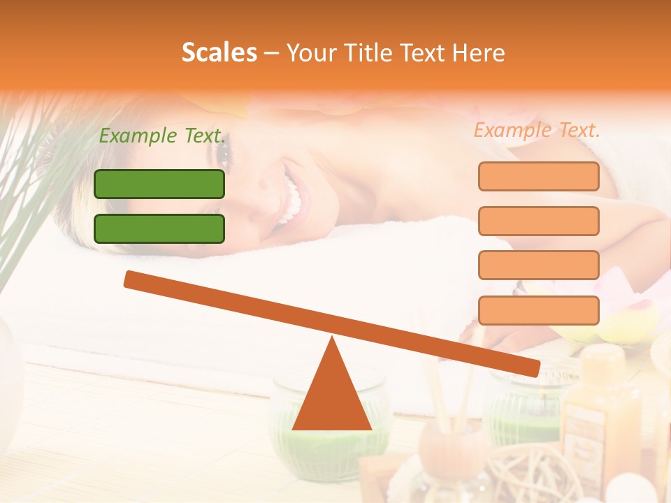 Calm Flower Woman PowerPoint Template