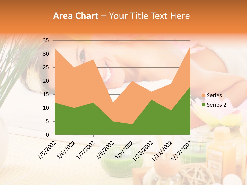 Calm Flower Woman PowerPoint Template