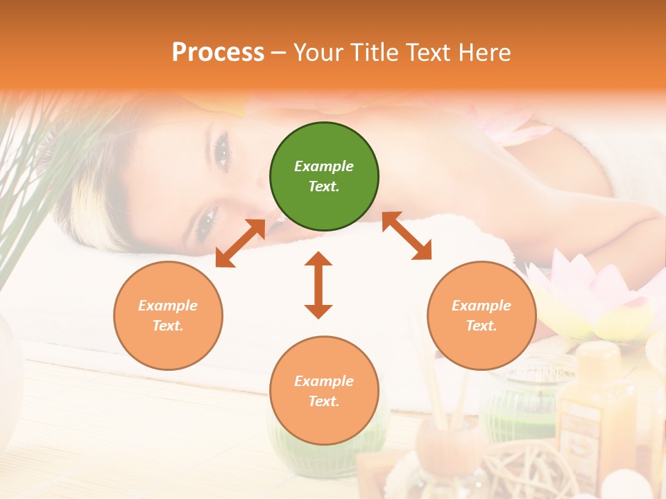 Calm Flower Woman PowerPoint Template