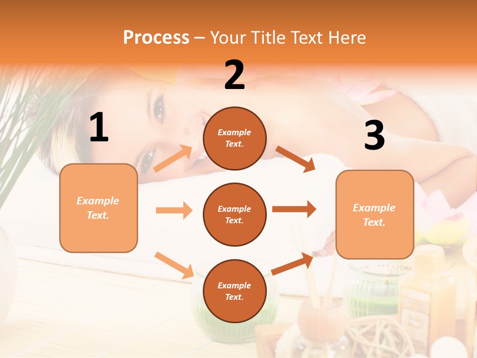 Calm Flower Woman PowerPoint Template