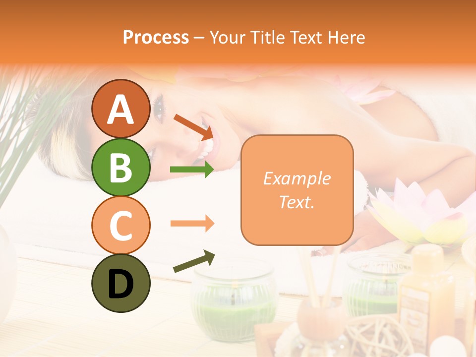 Calm Flower Woman PowerPoint Template