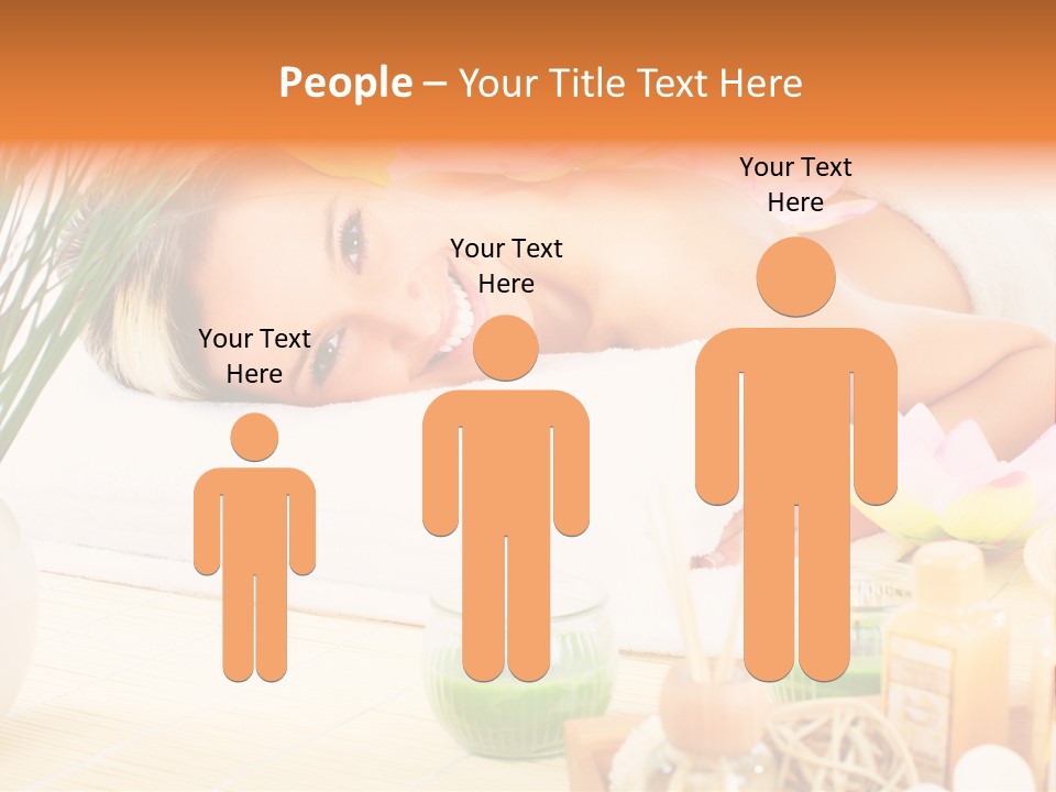 Calm Flower Woman PowerPoint Template